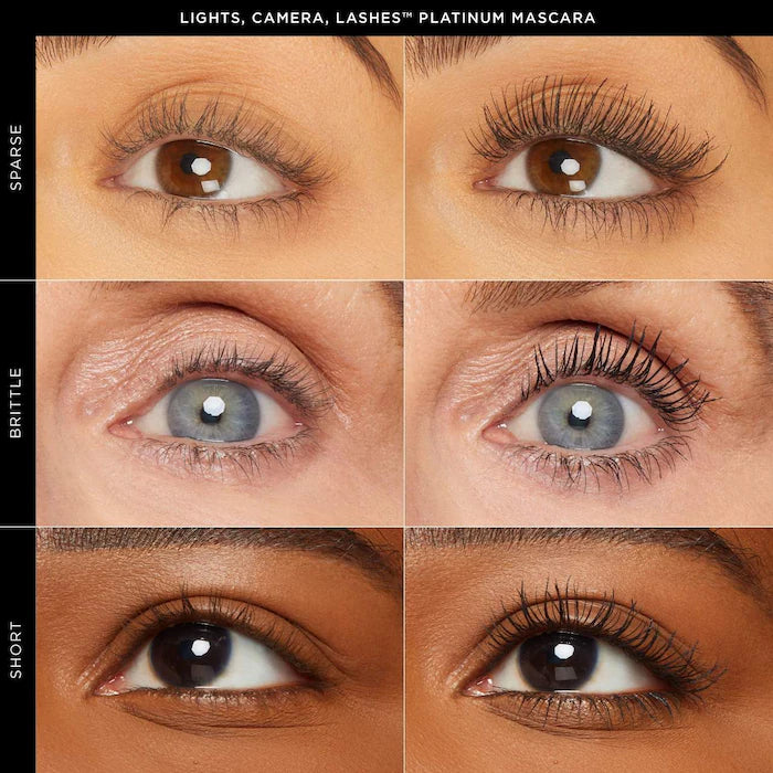 tarte 
lights, camera, lashes™ 4-in-1 volumizing & conditioning platinum mascara
