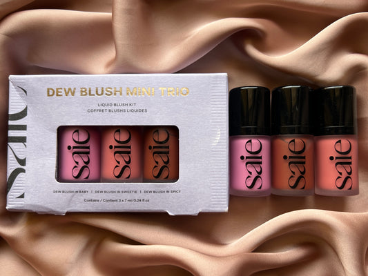 Saie 
Mini Dew Blush™ Trio Set ( sold seperately)