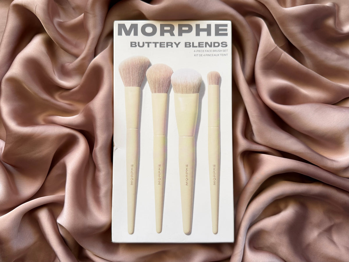 MORPHE BUTTERY BLENDS 4-PIECE FACE BRUSH SET