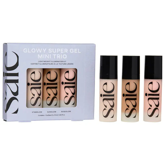 Saie 
Mini Glowy Super Gel Trio Set ( Sold Seperately )