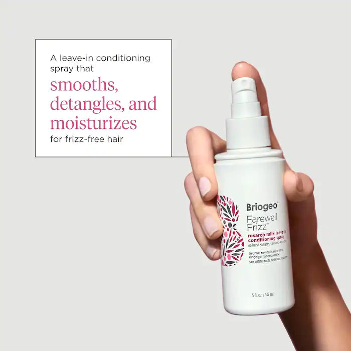 Briogeo 
Farewell Frizz™ Rosarco Milk Leave-In Conditioner