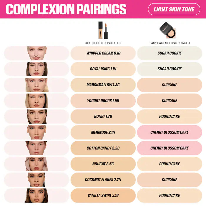 HUDA BEAUTY 
#FauxFilter Matte Buildable Coverage Waterproof Concealer