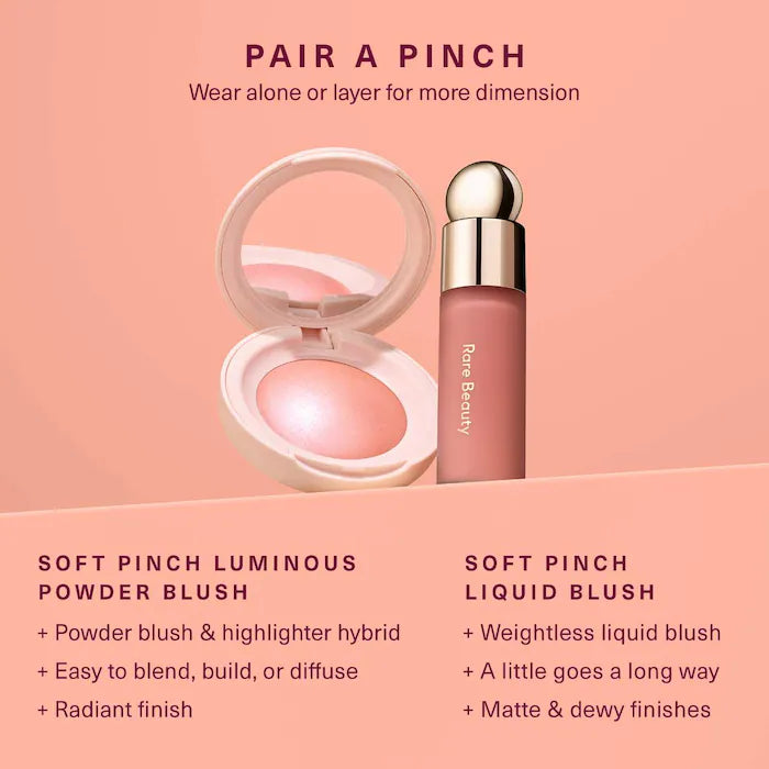 Rare Beauty by Selena Gomez 
Soft Pinch Liquid Blush
