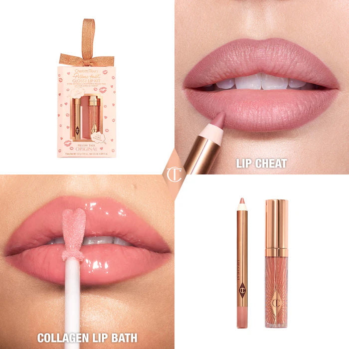 Charlotte Tilbury 
Mini Pillow Talk Glossy Lip Duos