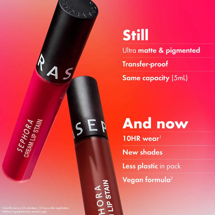 SEPHORA COLLECTION 
Cream Lip Stain 10HR Liquid Lipstick