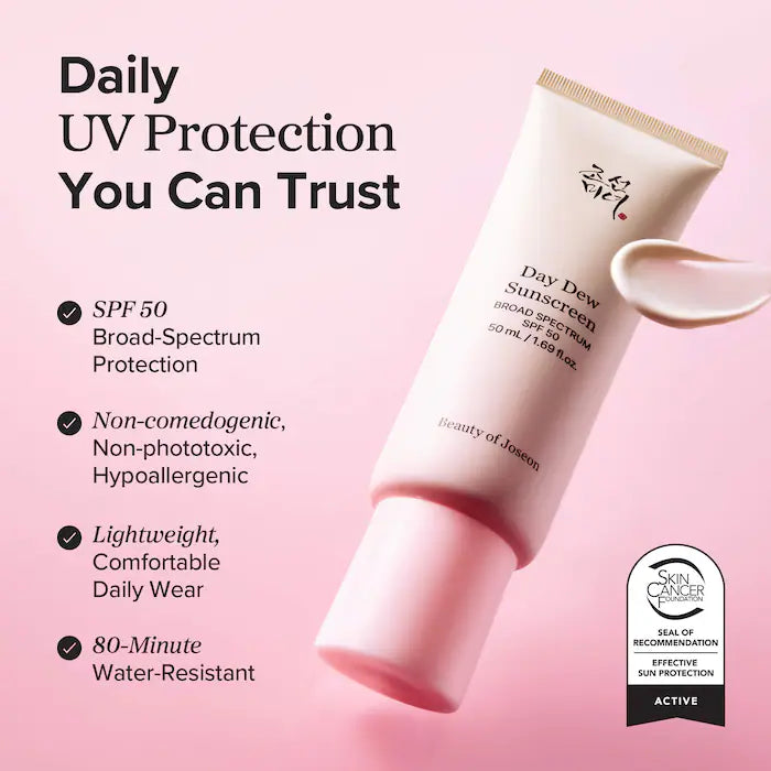 Beauty of Joseon 
Day Dew Sunscreen Lightweight SPF 50