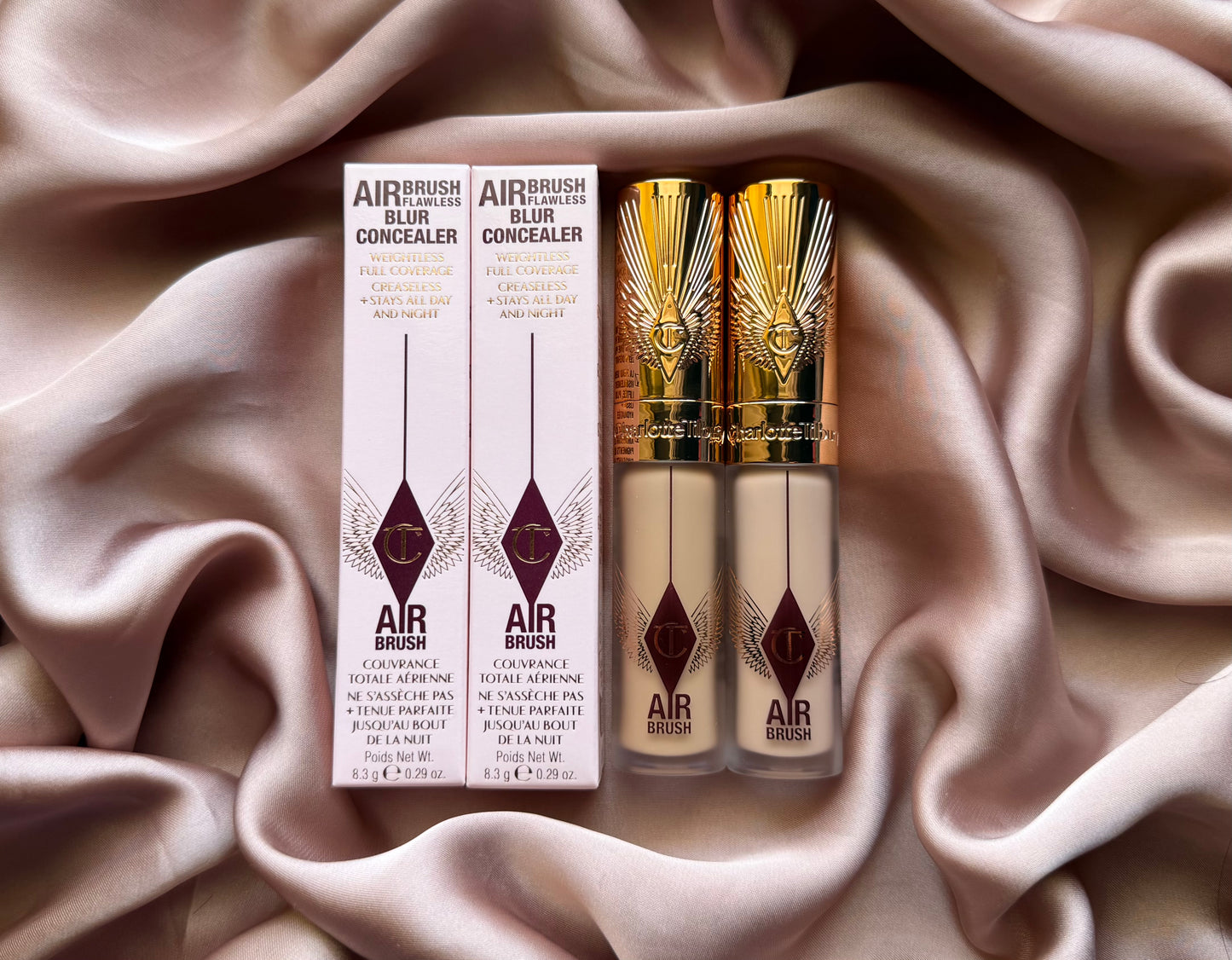 Charlotte Tilbury 
Airbrush Flawless Crease-Proof Long-Wear Blur Concealer with Hyaluronic Acid