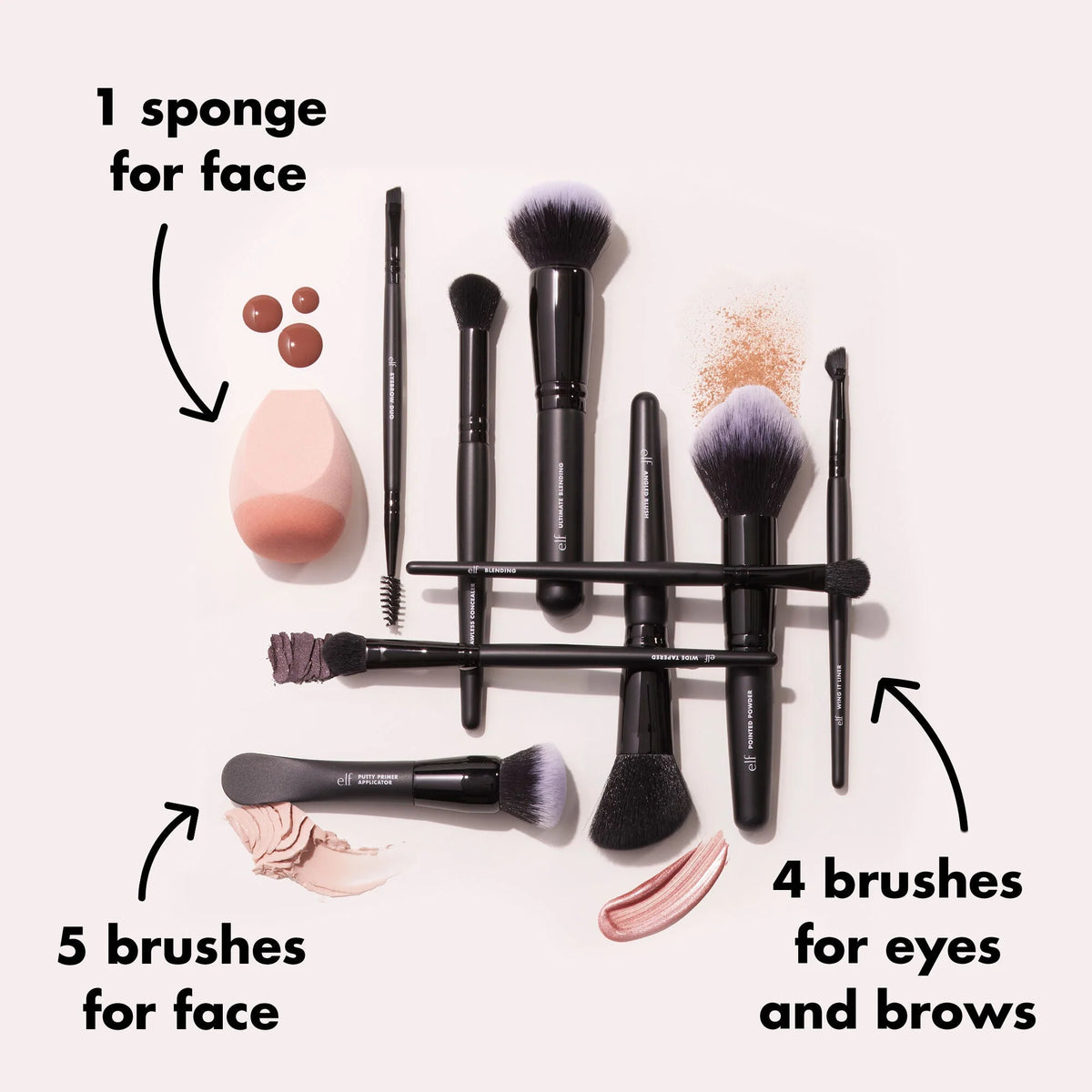 Elf Ten Out of Ten Brush Kit