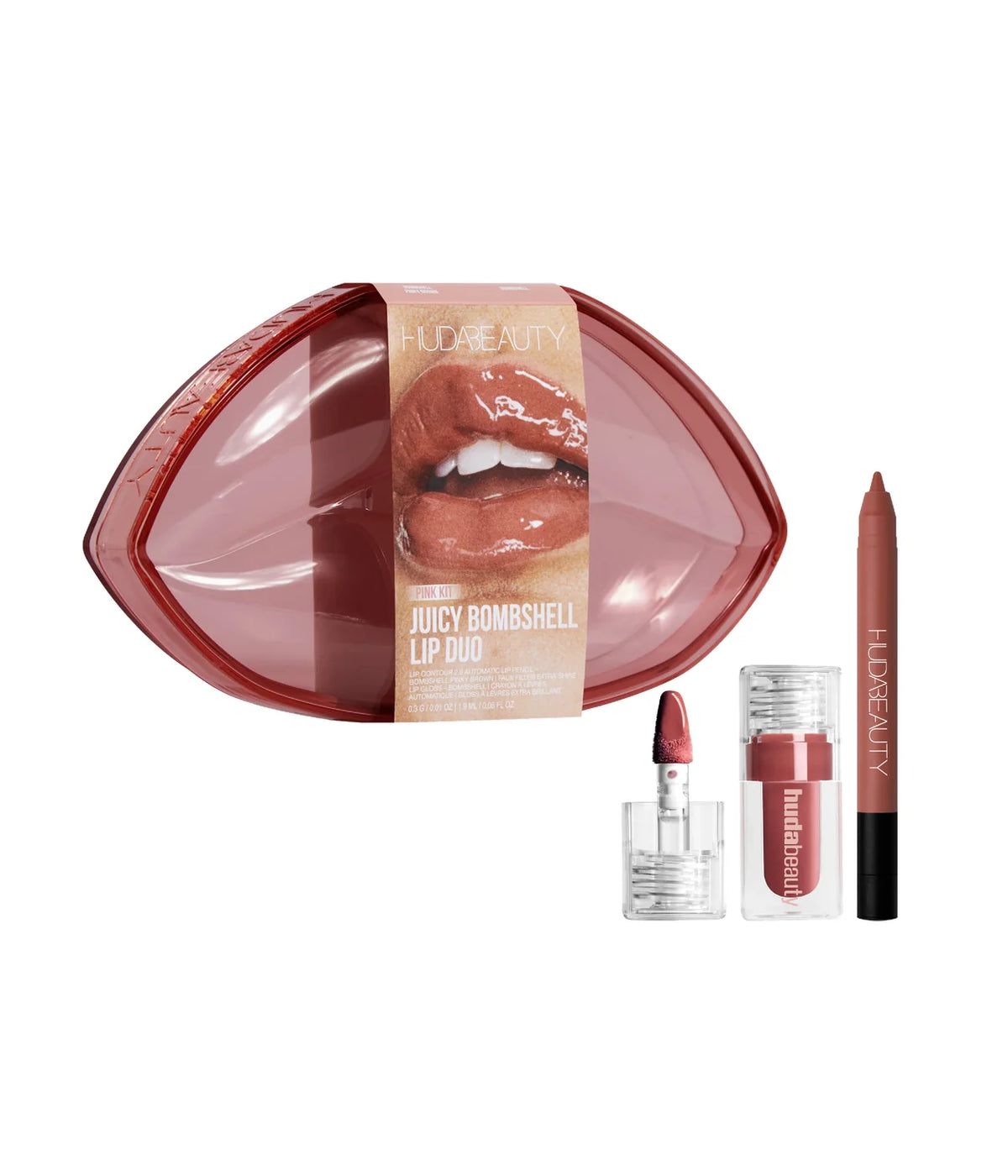 Huda Beauty JUICY BOMBSHELL LIP DUO