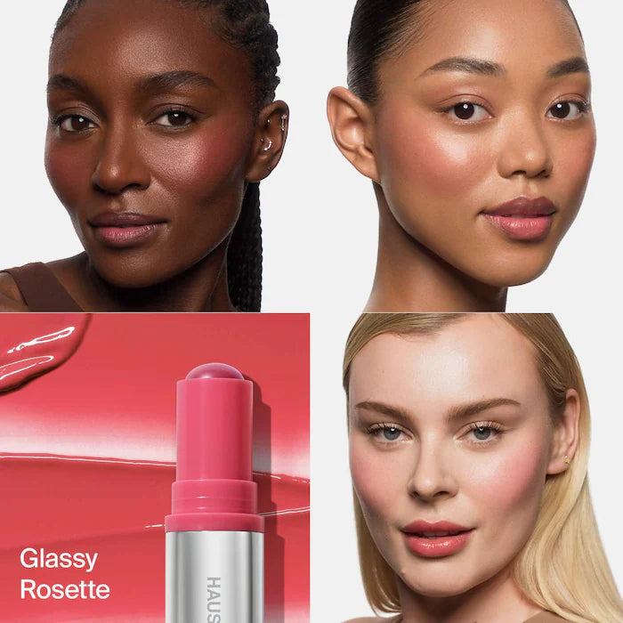 HAUS LABS BY LADY GAGA 
Color Fuse Longwear Hydrating Glassy Lip + Cheek Blush Balm Stick ( without packaging)