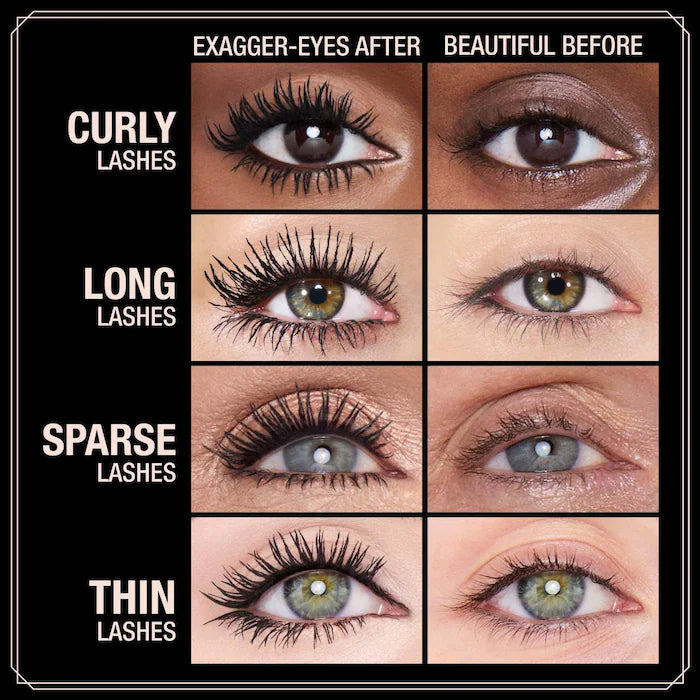 Charlotte Tilbury 
Mini Exagger-eyes Volumizing and Curling Mascara