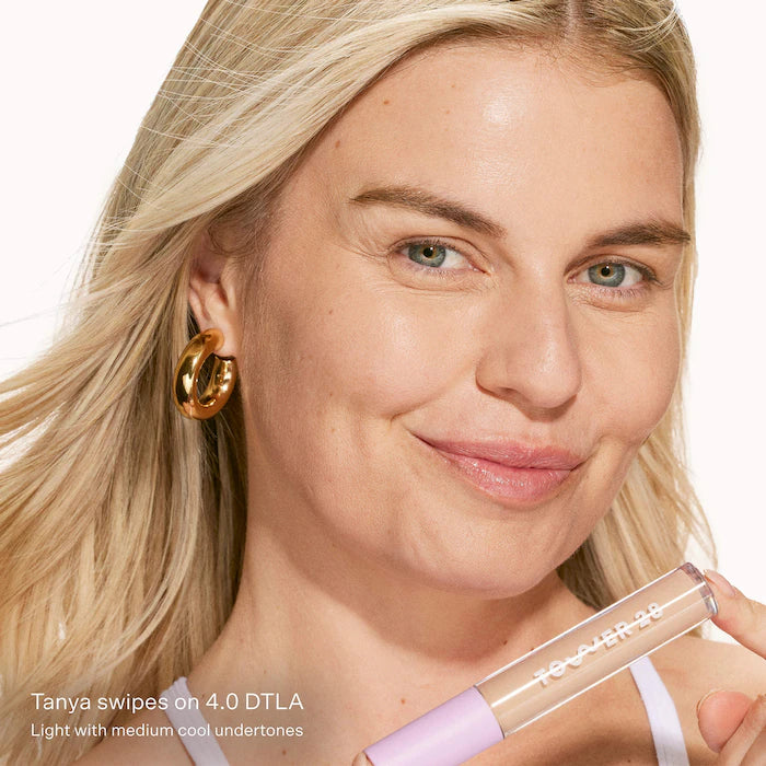 Tower 28 Beauty 
Swipe All-Over Hydrating Serum Concealer with 18-HR Wear
