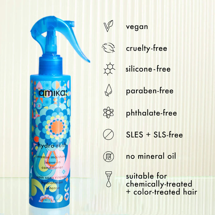amika 
Hydro Rush Intense Moisture Leave-In Conditioner with Hyaluronic Acid