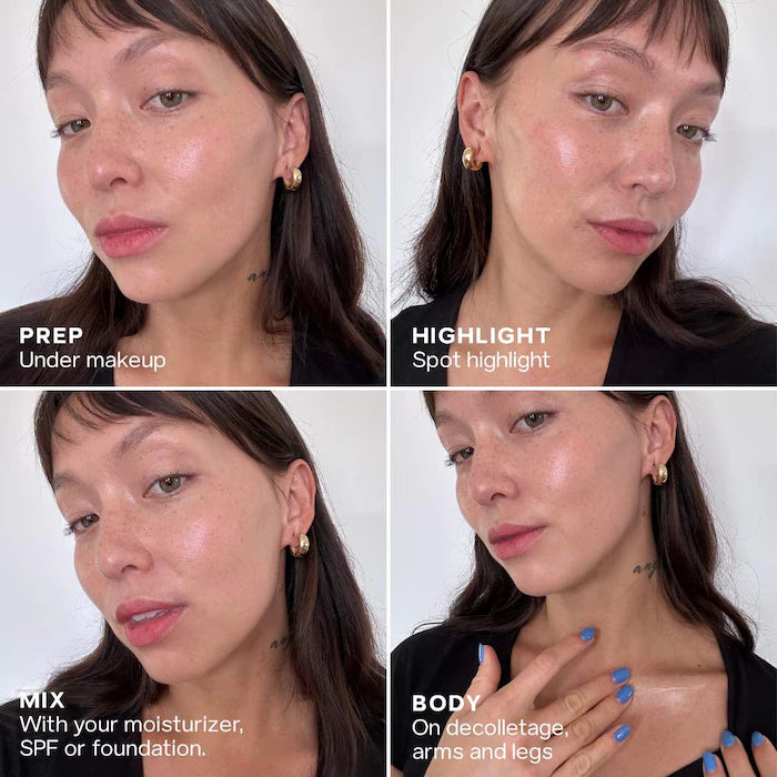 Saie 
Glowy Super Gel Lightweight Dewy Multipurpose Illuminator