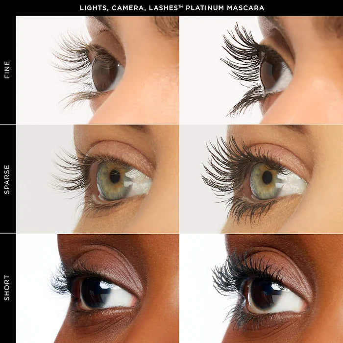 tarte 
lights, camera, lashes™ 4-in-1 volumizing & conditioning platinum mascara