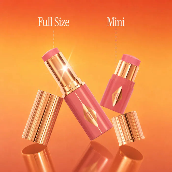 Charlotte Tilbury 
Mini Unreal Lip + Cheek Glow Blush Stick with Hyaluronic Acid