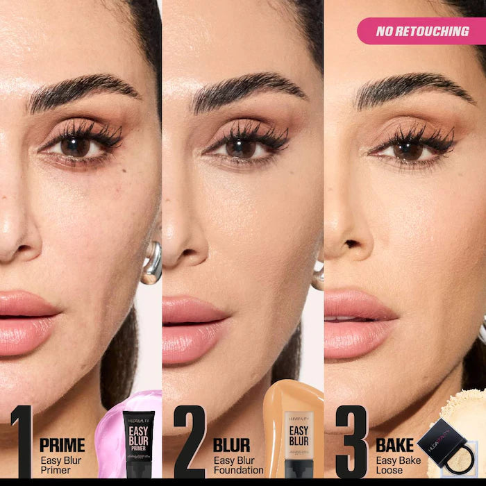 HUDA BEAUTY 
Easy Blur Silicone-Free Smoothing & Pore-Minimizing Primer