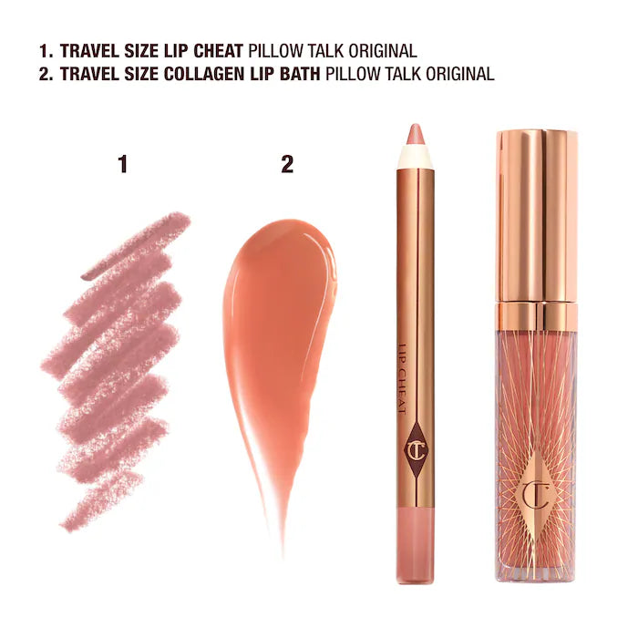 Charlotte Tilbury 
Mini Pillow Talk Glossy Lip Duos