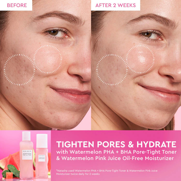 Glow Recipe 
Watermelon Glow PHA + BHA Pore-Tight Toner