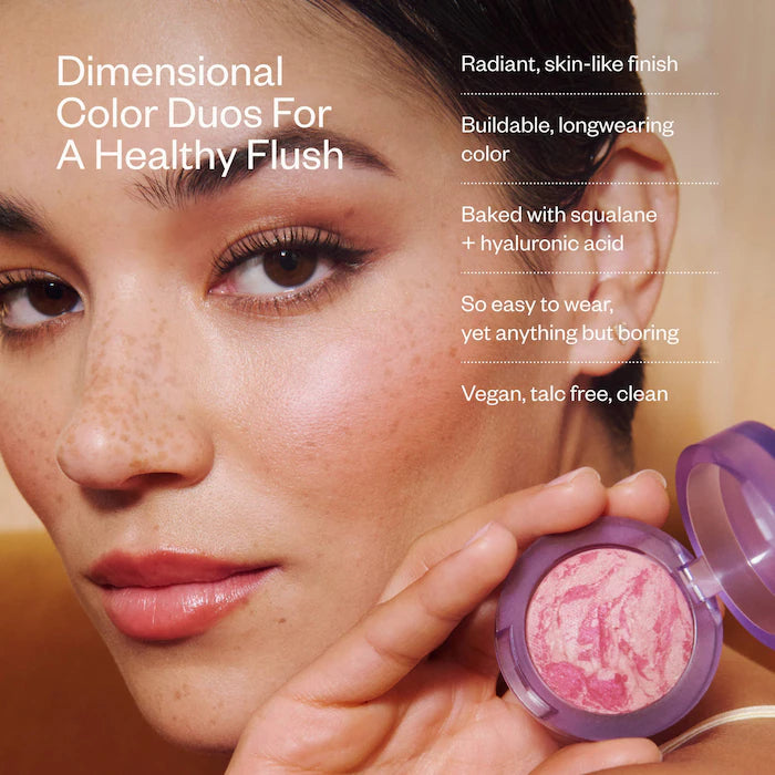 Kosas 
Mini Blush is Life Baked Talc-Free Dimensional + Brightening Blush