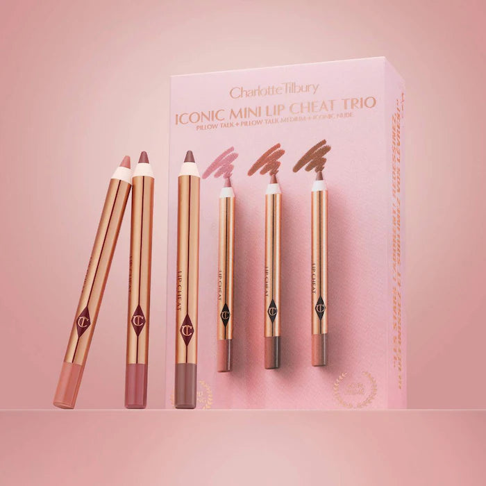 Charlotte Tilbury 
Mini Iconic Lip Cheat Lip Liner Trio (sold seperately)