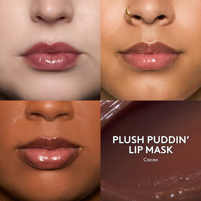 Fenty Beauty by Rihanna 
Plush Puddin’ Intensive Recovery Lip Mask With Pomegranate Sterols + Vitamin E