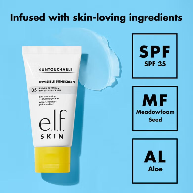 Elf Suntouchable Invisible Sunscreen SPF 35 Mini