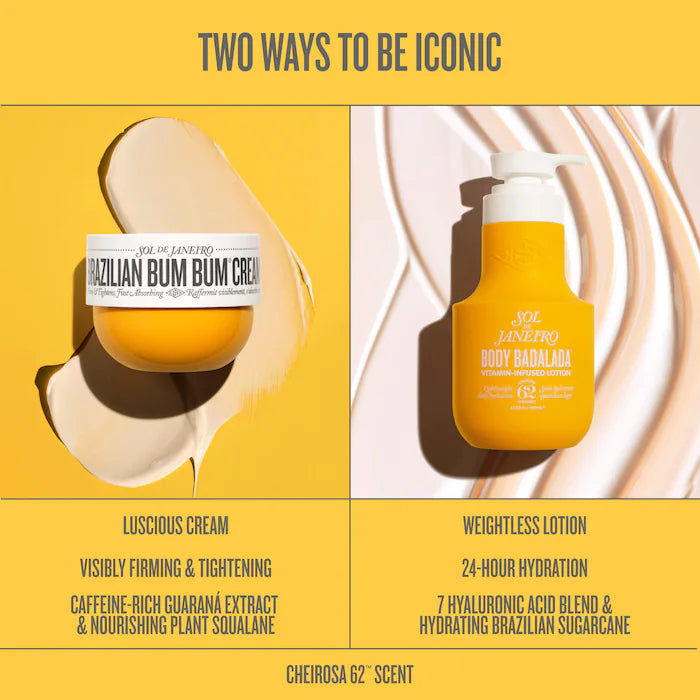 Sol de Janeiro 
Brazilian Bum Bum Visibly Firming Body Cream with Caffeine-Rich Guaranà