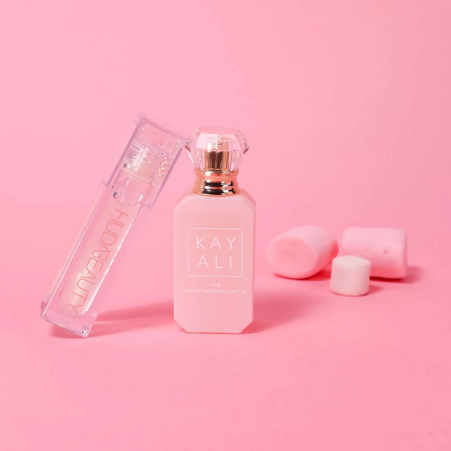 KAYALI YUMMY KISS SET - Yum Marshmallow + Faux Filler Gloss Glassy