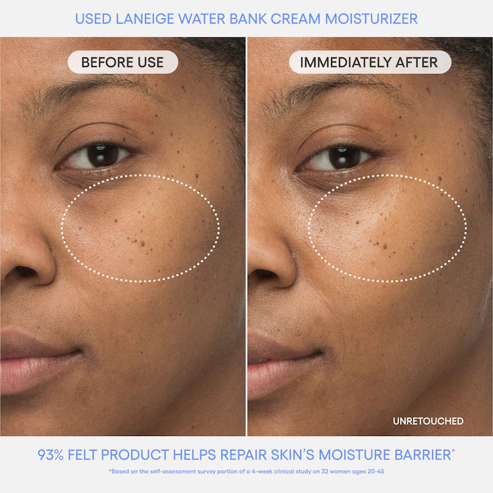 LANEIGE 
Water Bank Blue Hyaluronic Cream Moisturizer for Moisture Barrier Repair