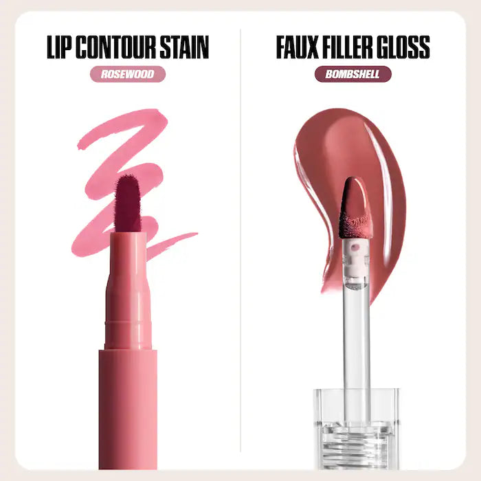 HUDA BEAUTY 
Make Out Sesh Lip Stain and Lip Gloss Duos ( Sold Seperately )