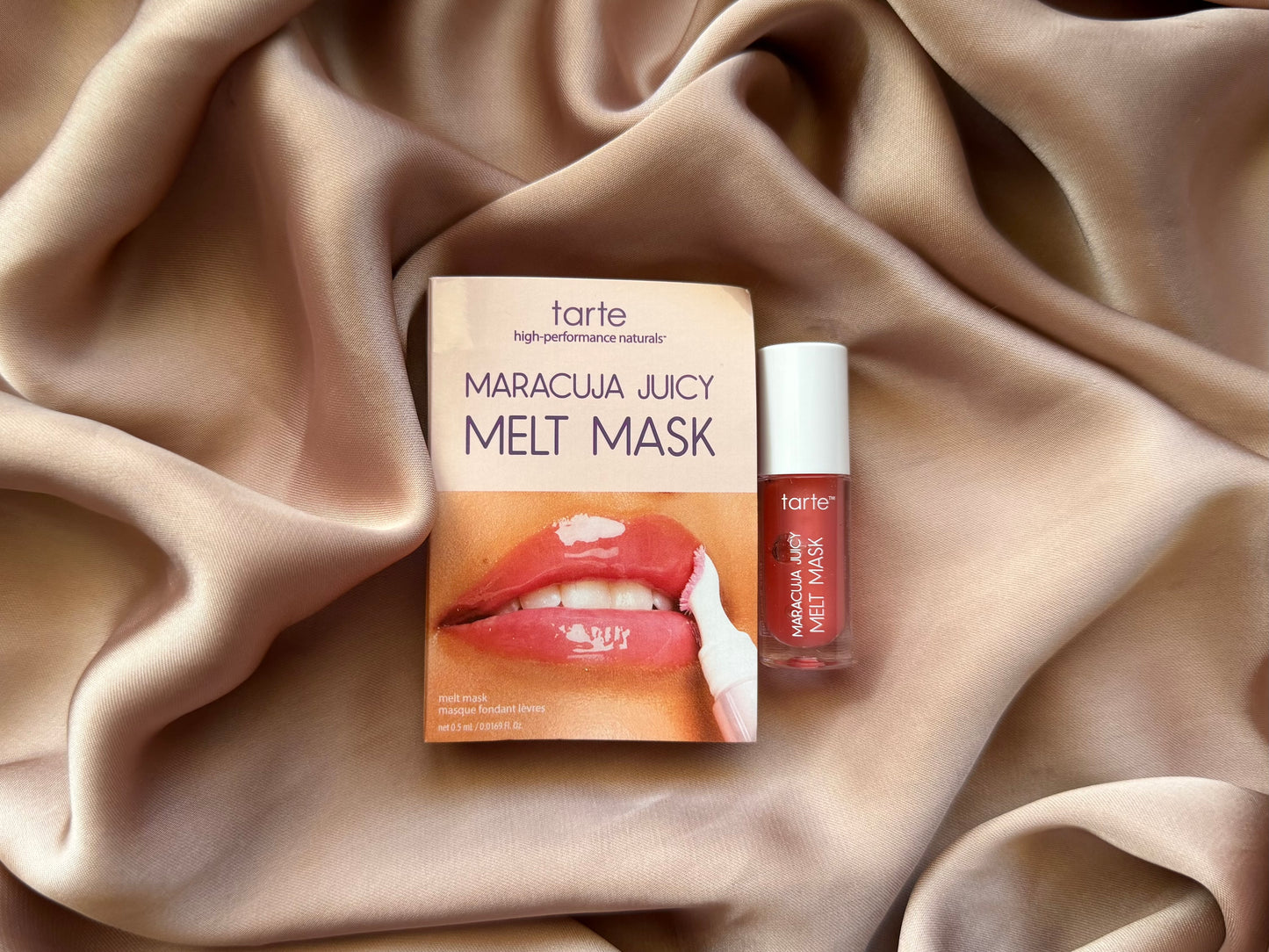 tarte 
maracuja juicy lip nourishing melt mask