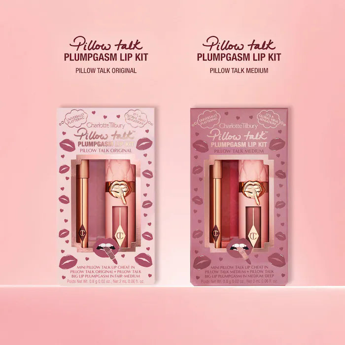 Charlotte Tilbury 
Mini Pillow Talk Plumpgasm Lip Liner and Lip Gloss Set