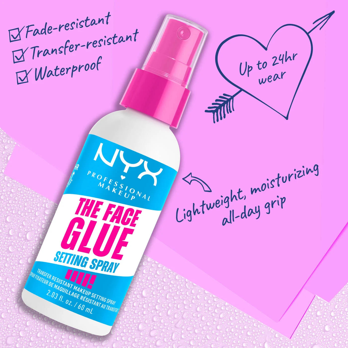 NYX FACE GLUE SETTING SPRAY