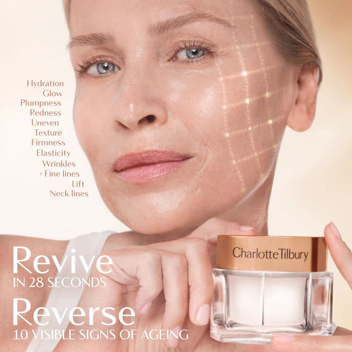 Charlotte Tilbury 
Magic Cream Anti-Aging Moisturizer with Hyaluronic Acid
