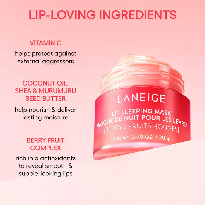LANEIGE 
Lip Sleeping Mask Intense Hydration with Vitamin C