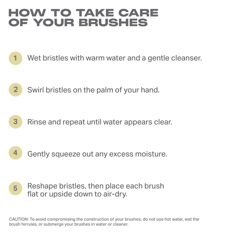 MORPHE BUTTERY BLENDS 4-PIECE FACE BRUSH SET