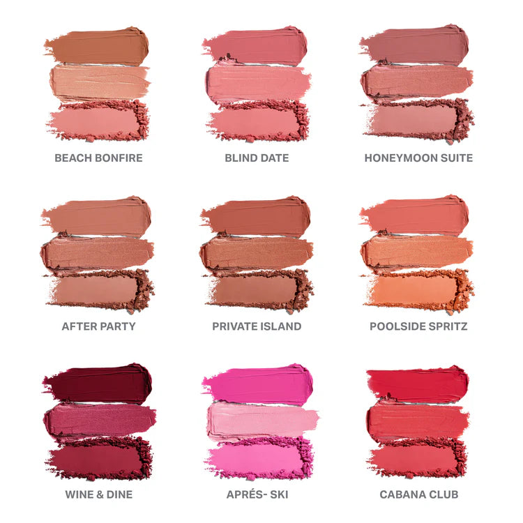MORPHE CHEEK THRILLS MULTI-FINISH FACE TRIO