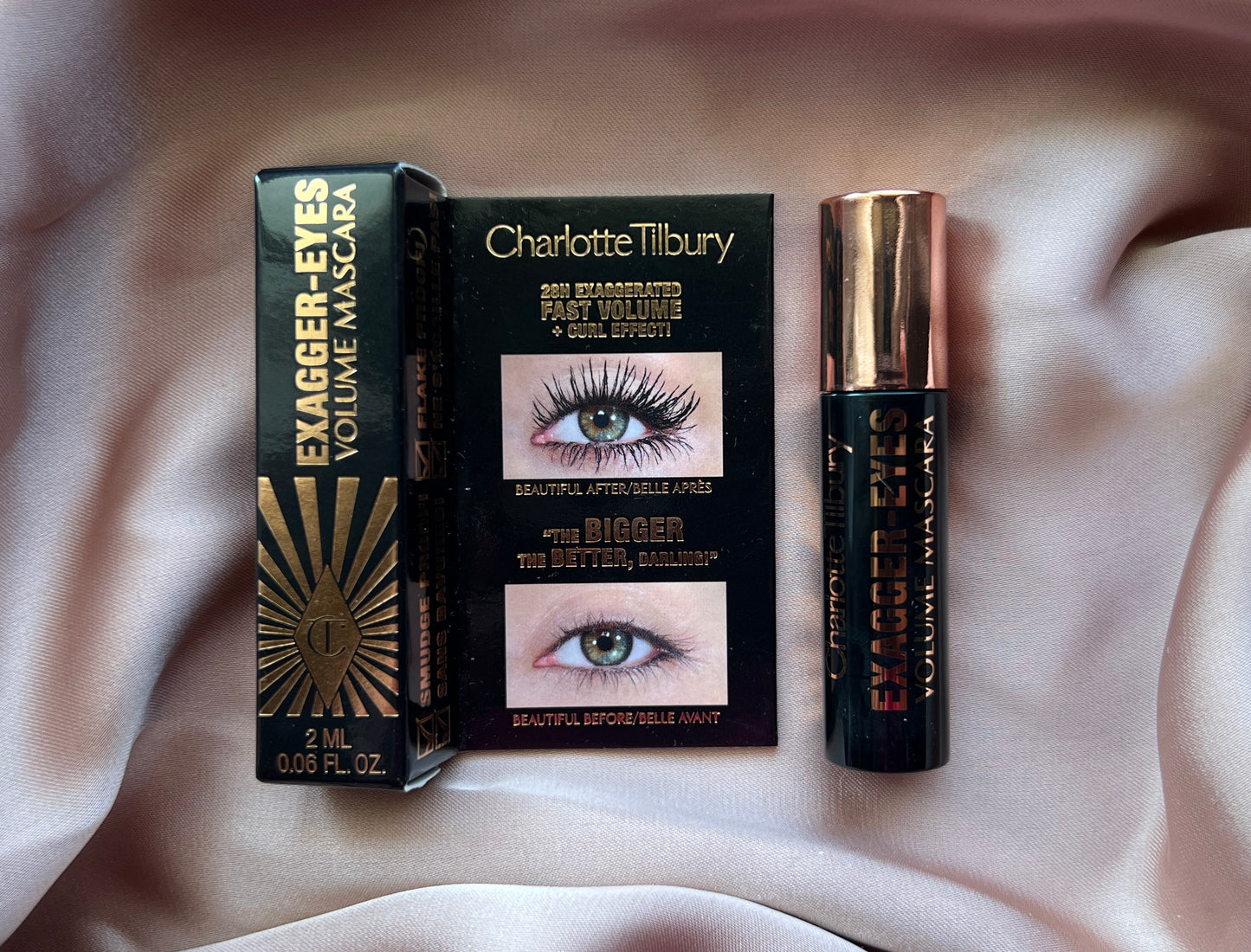Charlotte Tilbury 
Mini Exagger-eyes Volumizing and Curling Mascara