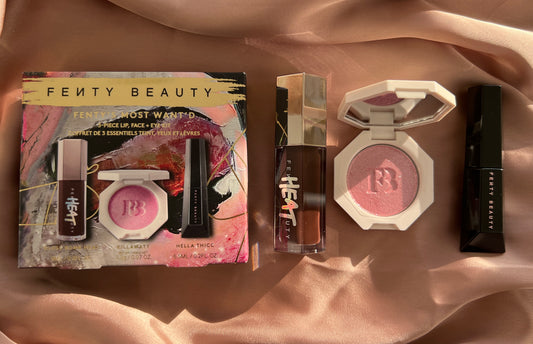 Fenty Beauty by Rihanna
Fenty's Most Want'd: 3-Piece Lip, Face + Eye Kit