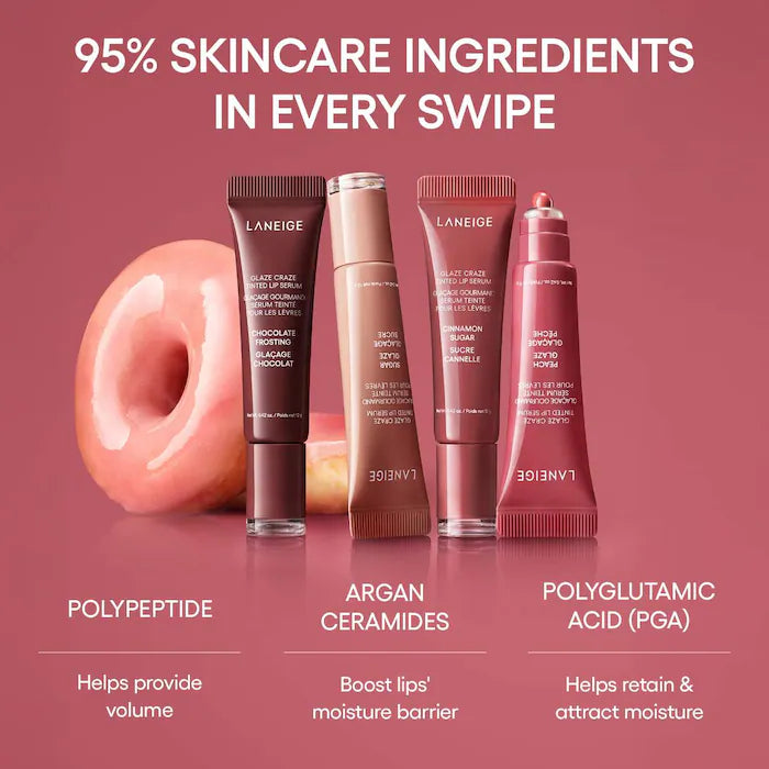 LANEIGE 
Glaze Craze Tinted Polypeptide Lip Serum