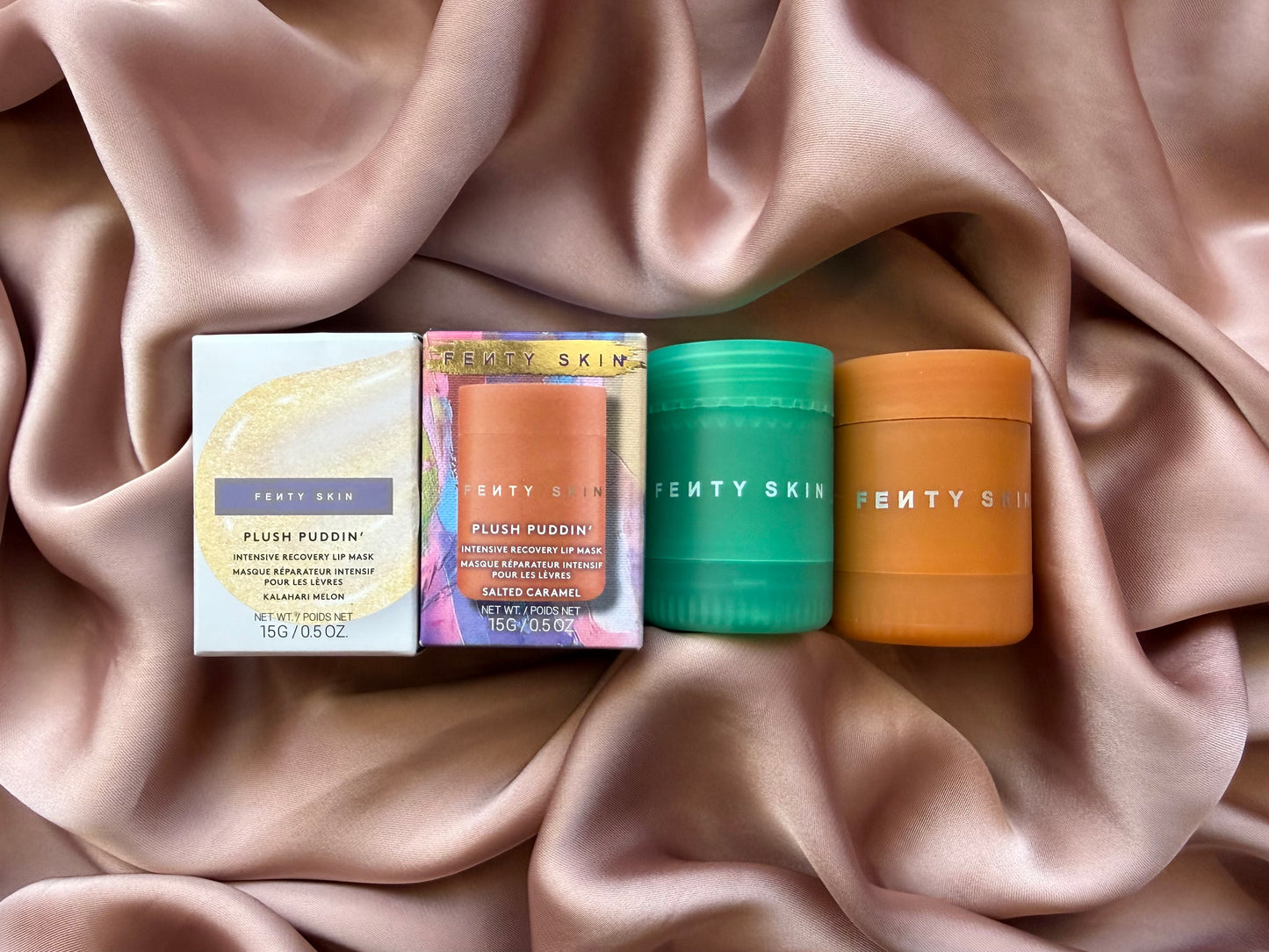 Fenty Beauty by Rihanna 
Plush Puddin’ Intensive Recovery Lip Mask With Pomegranate Sterols + Vitamin E