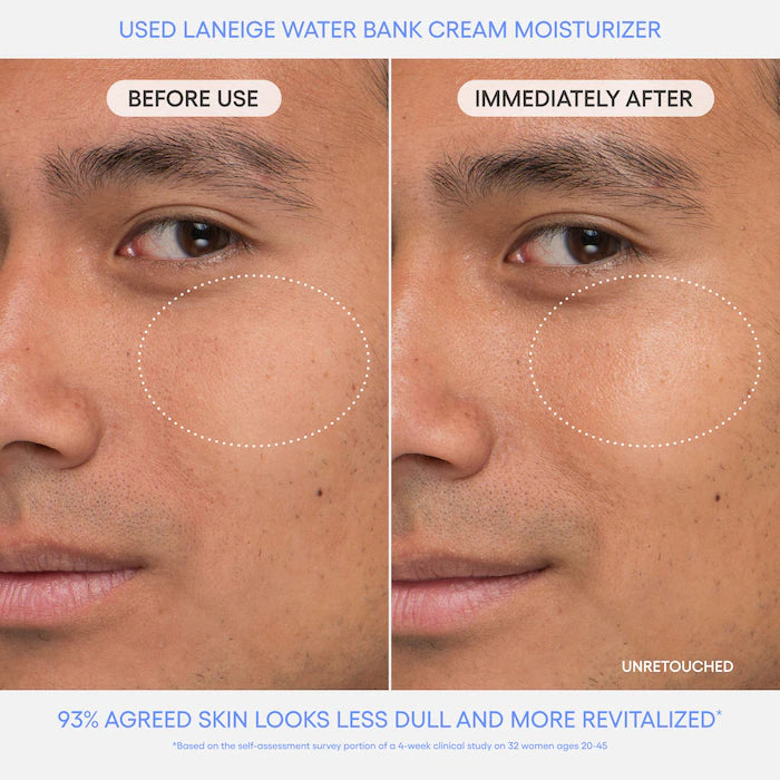 LANEIGE 
Water Bank Blue Hyaluronic Cream Moisturizer for Moisture Barrier Repair