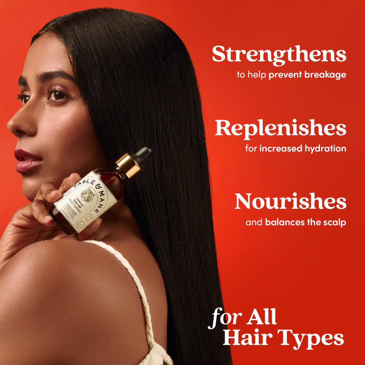 Fable & Mane 
Mini HoliRoots™ Pre-Wash Treatment Oil for Thinning Hair