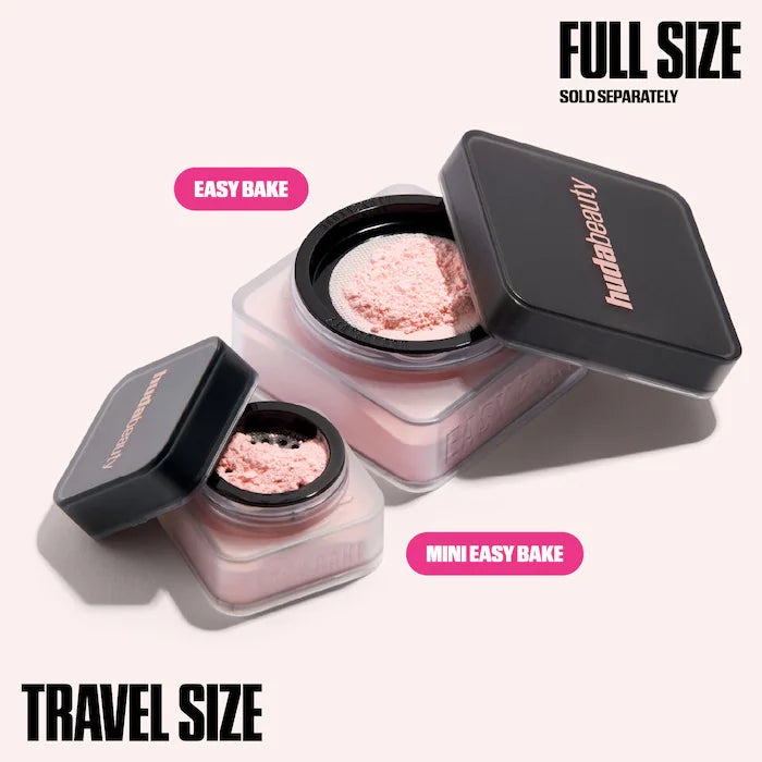 HUDA BEAUTY 
Mini Easy Bake Loose Baking & Setting Powder ( NEW PACKAGING )