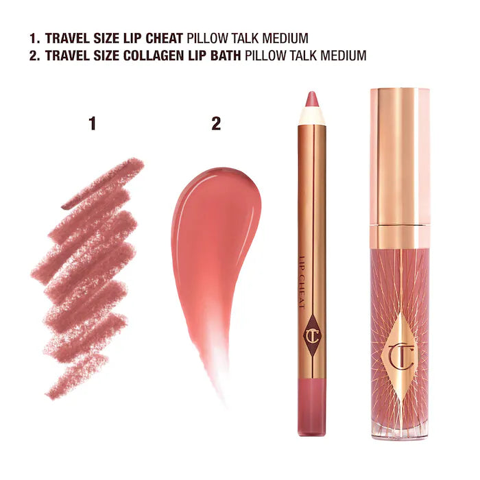 Charlotte Tilbury 
Mini Pillow Talk Glossy Lip Duos