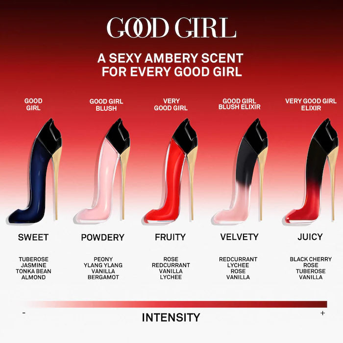 Carolina Herrera 
Very Good Girl Eau de Parfum with Rose & Vanilla