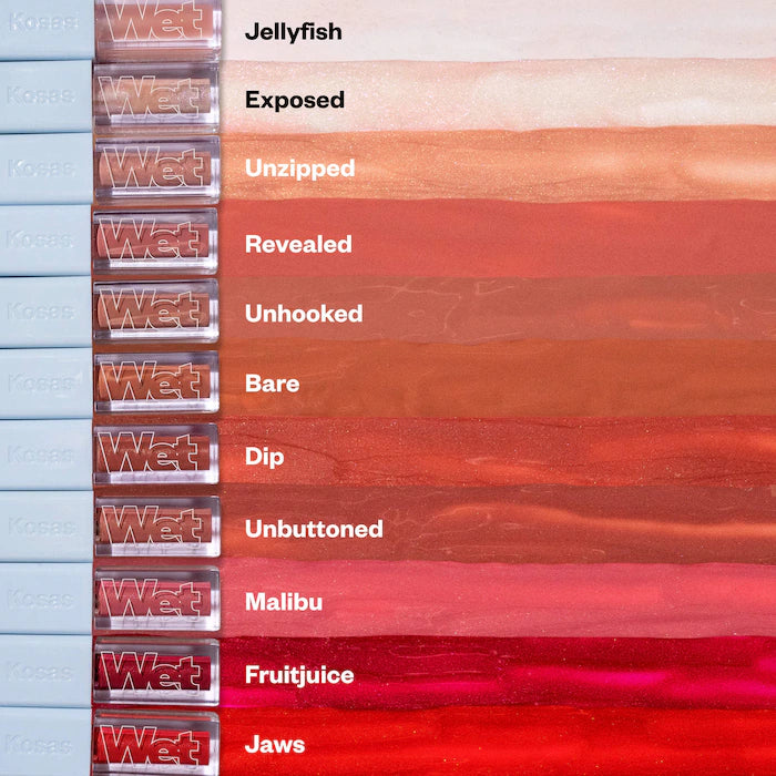 Kosas 
Wet Lip Oil Plumping Peptide Lip Treatment Gloss (without packaging)