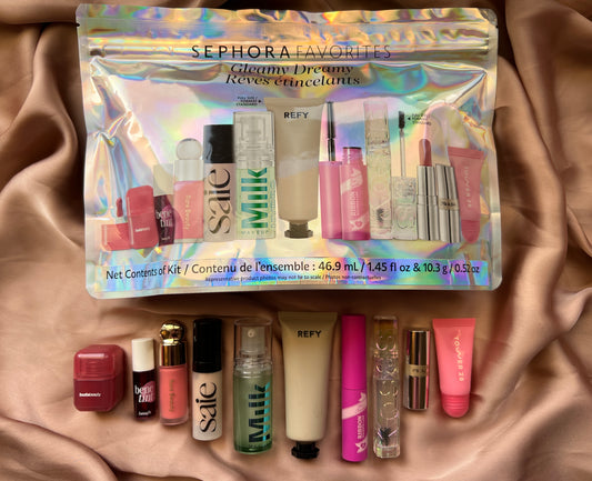 Sephora Favorites 
Gleamy Dreamy Makeup Value Set ( Sold seperately )