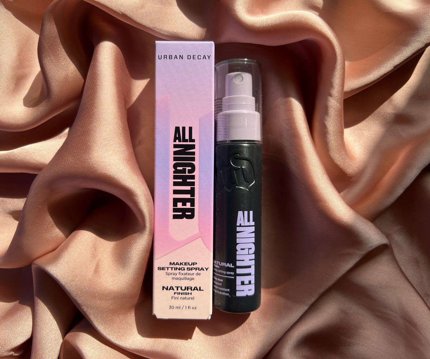 Urban Decay 
Mini All Nighter Waterproof Natural Finish Setting Spray with 24HR Wear